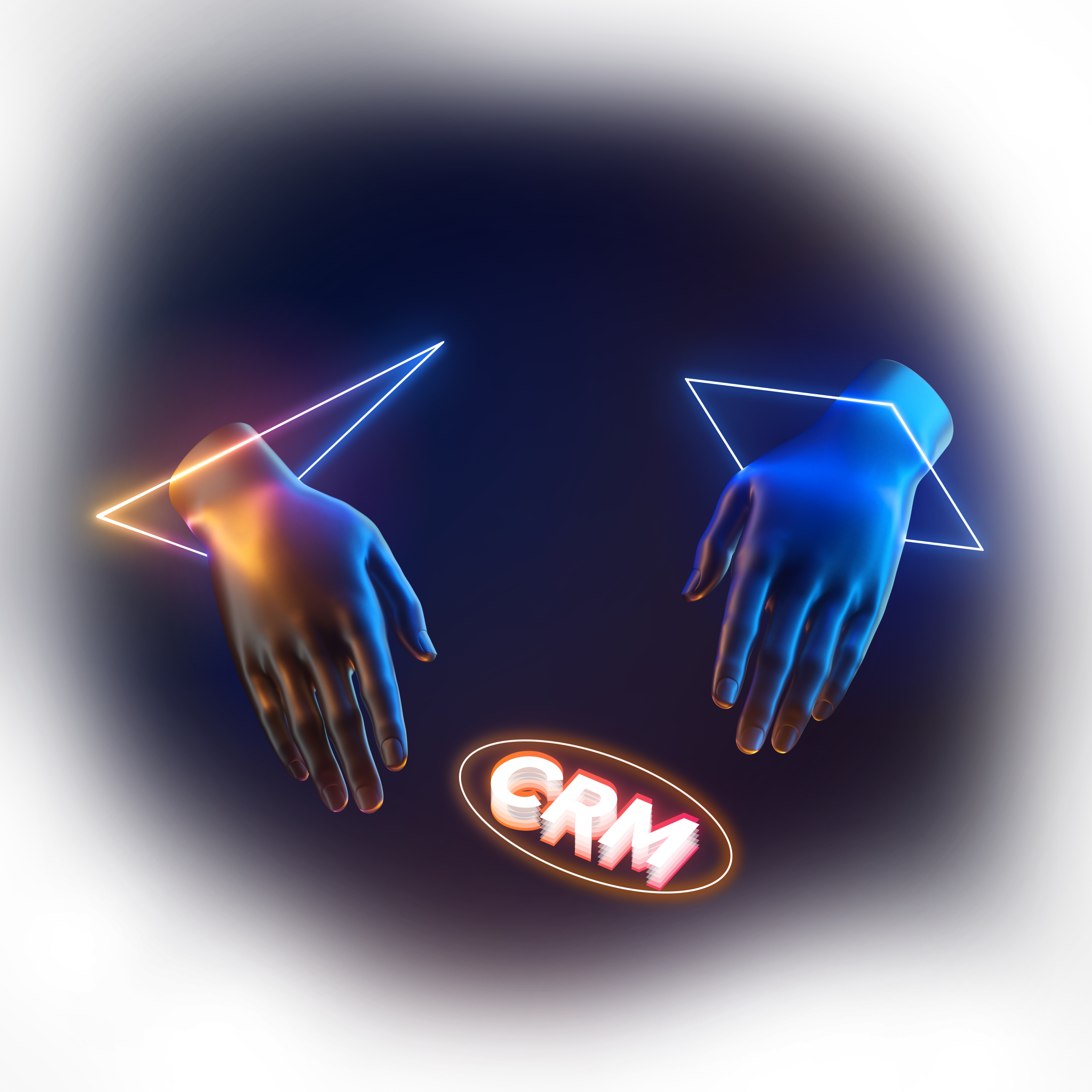 3D Social Media Illustration
